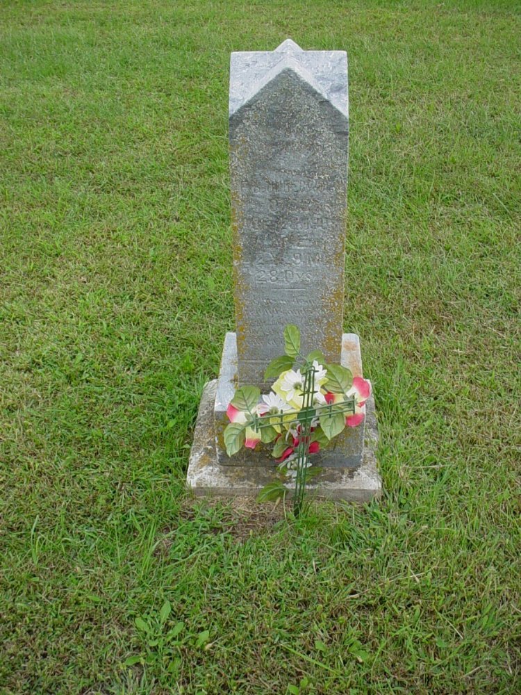  F.B. Underwood Headstone Photo, Harmony Baptist Cemetery, Callaway County genealogy