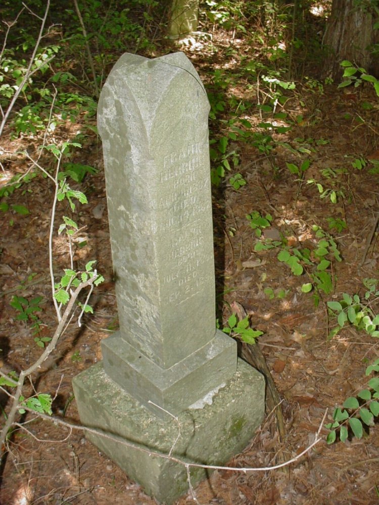  Ralph Herring Headstone Photo, Herring Private Cemetery #1, Callaway County genealogy