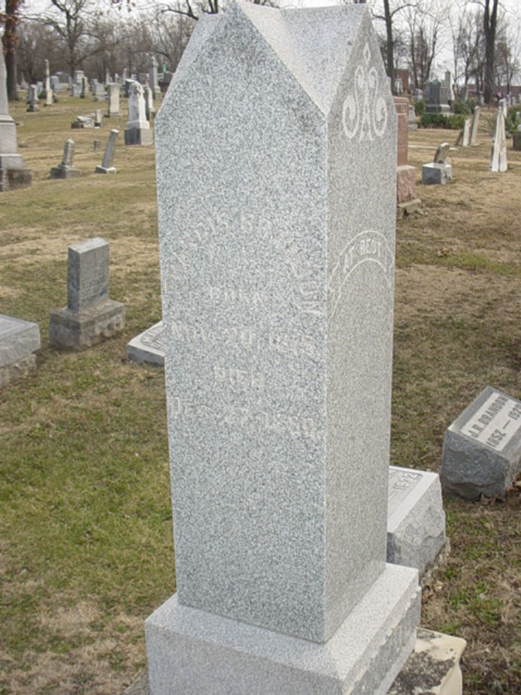  Francis Brandon Headstone Photo, Hillcrest Cemetery, Callaway County genealogy