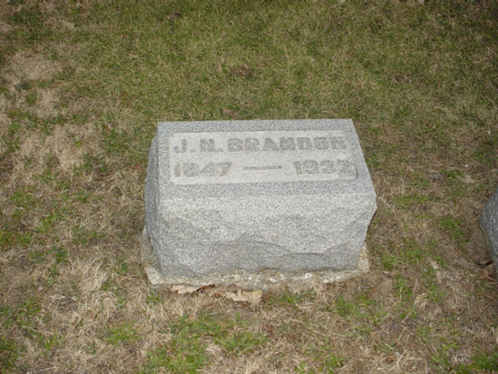  James N. Brandon Headstone Photo, Hillcrest Cemetery, Callaway County genealogy