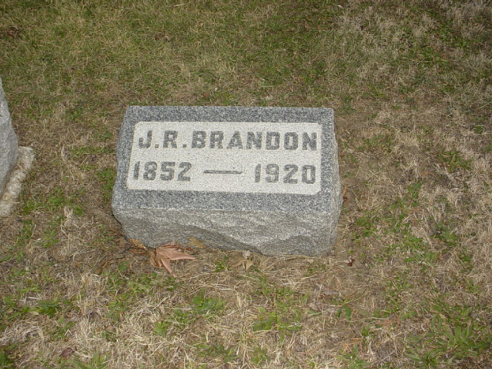  John R. Brandon Headstone Photo, Hillcrest Cemetery, Callaway County genealogy