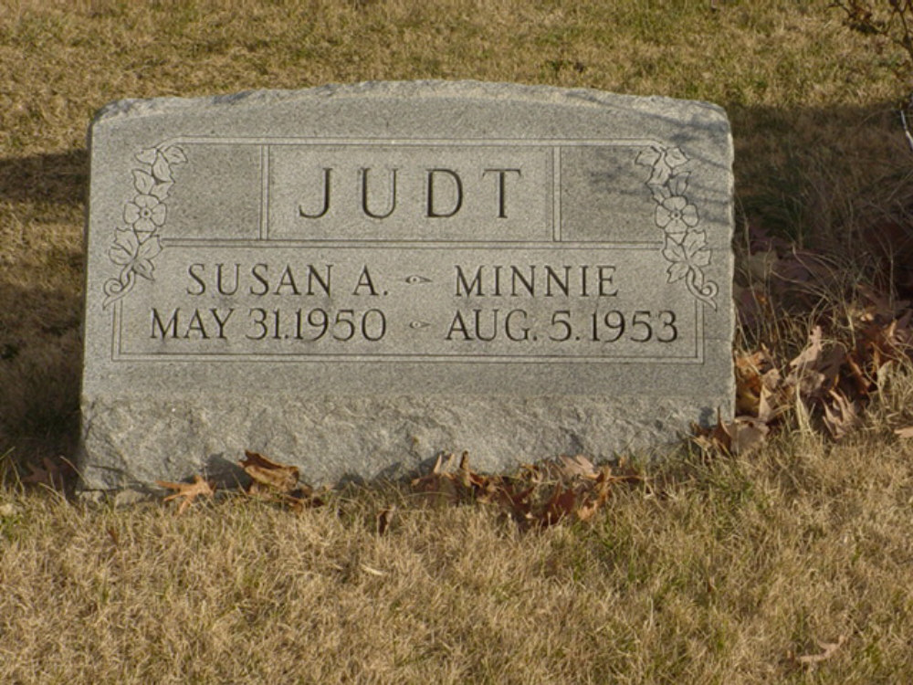  Susan A. and Minnie Judt