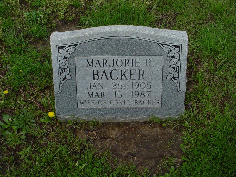  Marjorie R. Backer