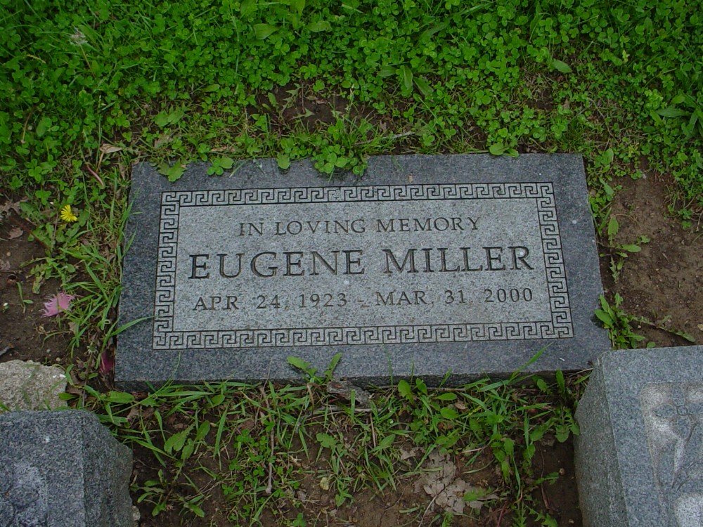  Eugene Miller Headstone Photo, Hillcrest Cemetery, Callaway County genealogy