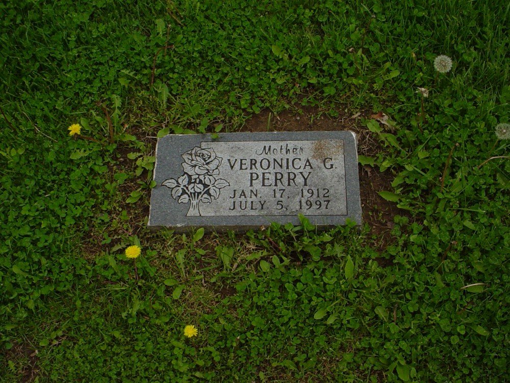  Veronica G. Perry Headstone Photo, Hillcrest Cemetery, Callaway County genealogy