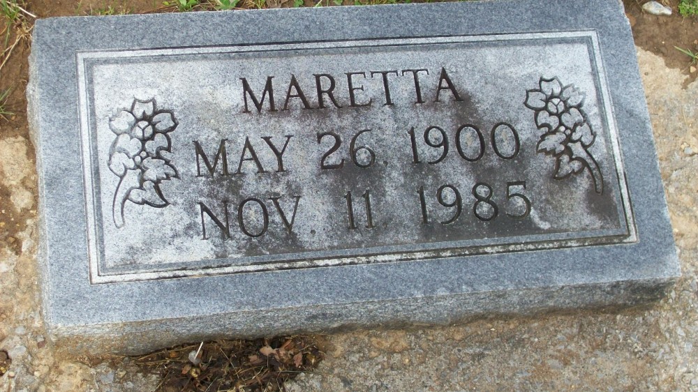  Maretta Lawrence Headstone Photo, Hillcrest Cemetery, Callaway County genealogy