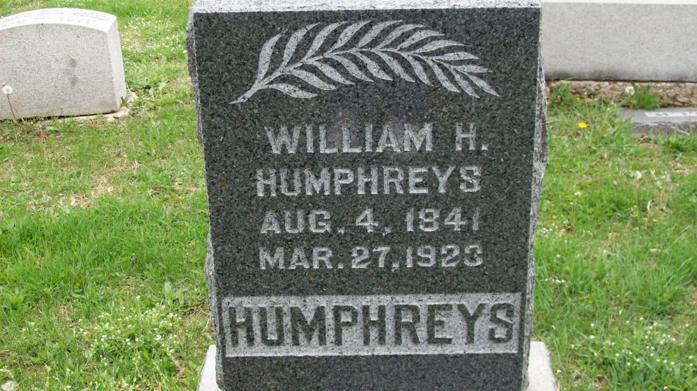  William H. Humphreys Headstone Photo, Hillcrest Cemetery, Callaway County genealogy