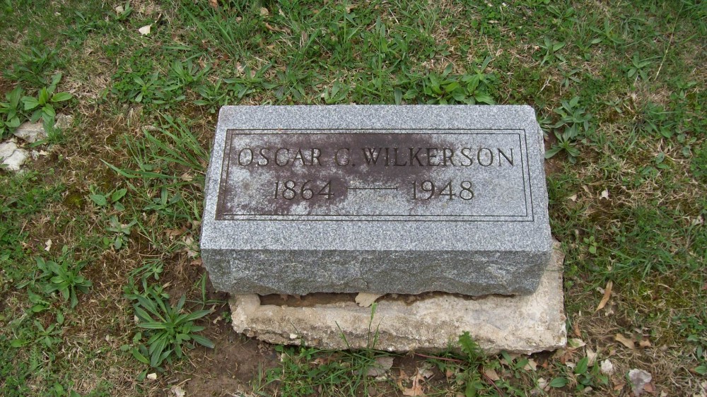  Oscar C. Wilkerson Headstone Photo, Hillcrest Cemetery, Callaway County genealogy