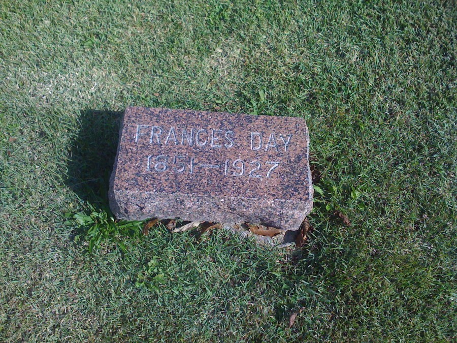  Frances Johnson Day Headstone Photo, Hillcrest Cemetery, Callaway County genealogy