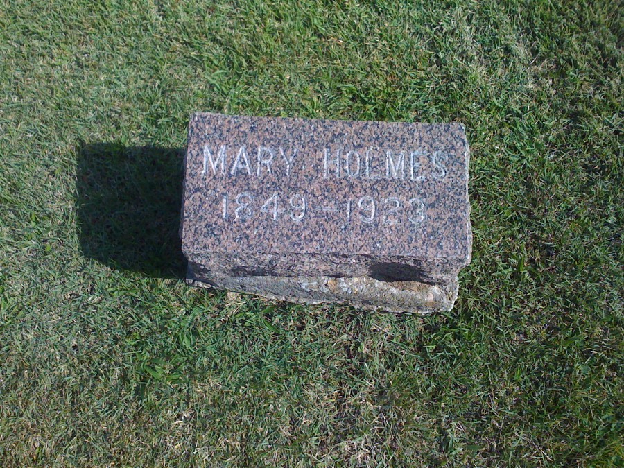  Mary Davis Holmes Headstone Photo, Hillcrest Cemetery, Callaway County genealogy