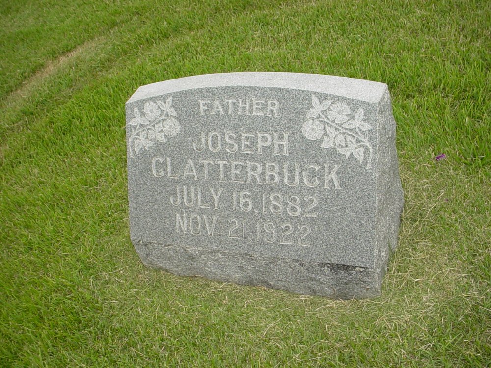 Joseph Clatterbuck Headstone Photo, Hopewell Baptist Church, Callaway County genealogy