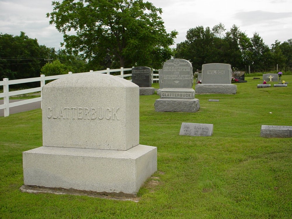 Clatterbuck family Headstone Photo, Hopewell Baptist Church, Callaway County genealogy