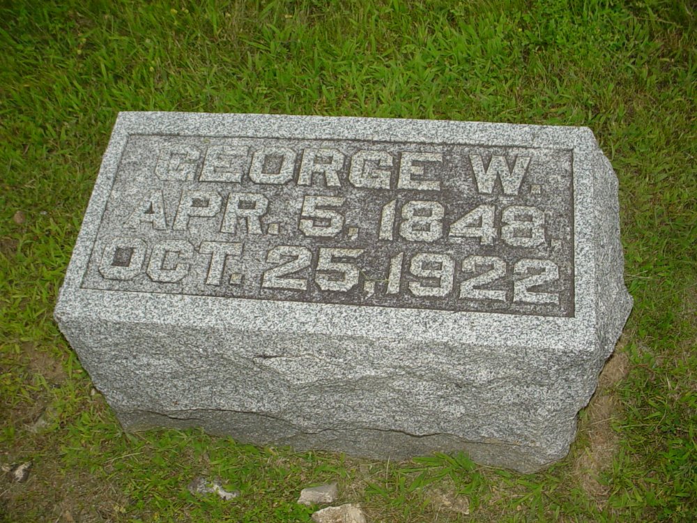 George Willis Wilson Headstone Photo, Hopewell Baptist Church, Callaway County genealogy