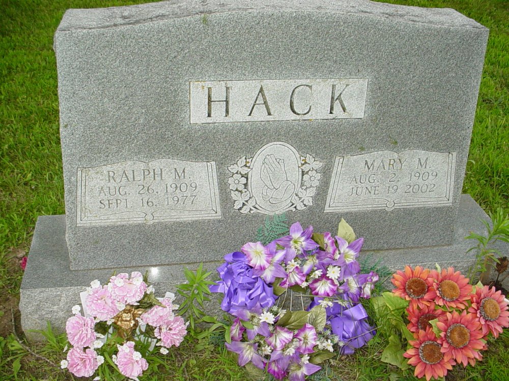  Ralph M. Hack & Mary M. Stidham Hack