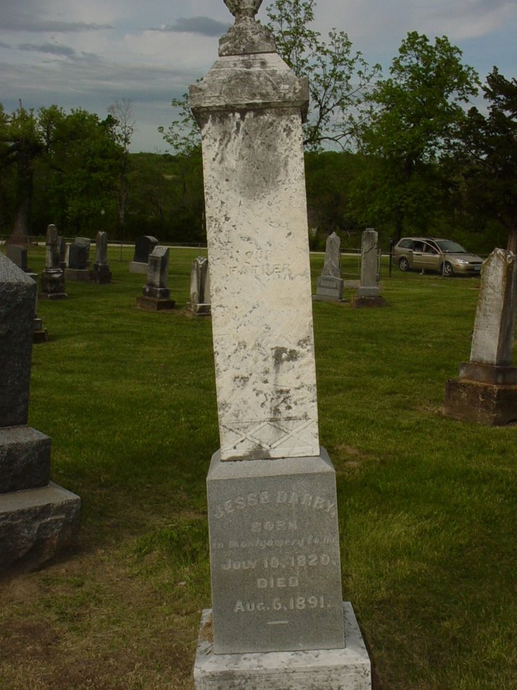  Jesse Darby Headstone Photo, Miller
