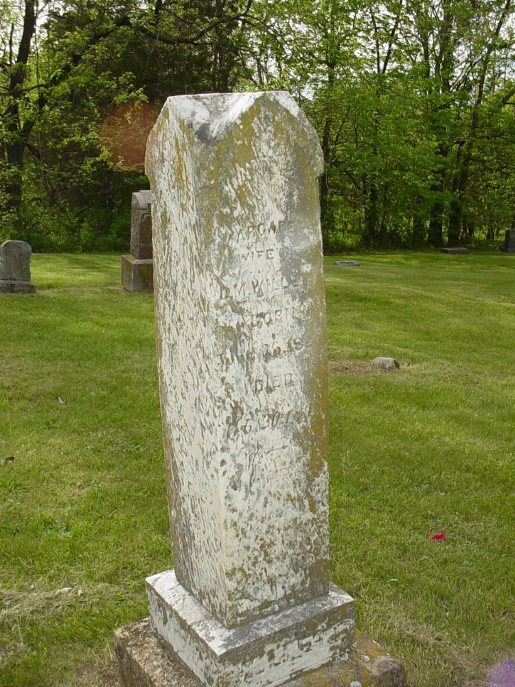  Margaret Davis Willett Headstone Photo, Miller