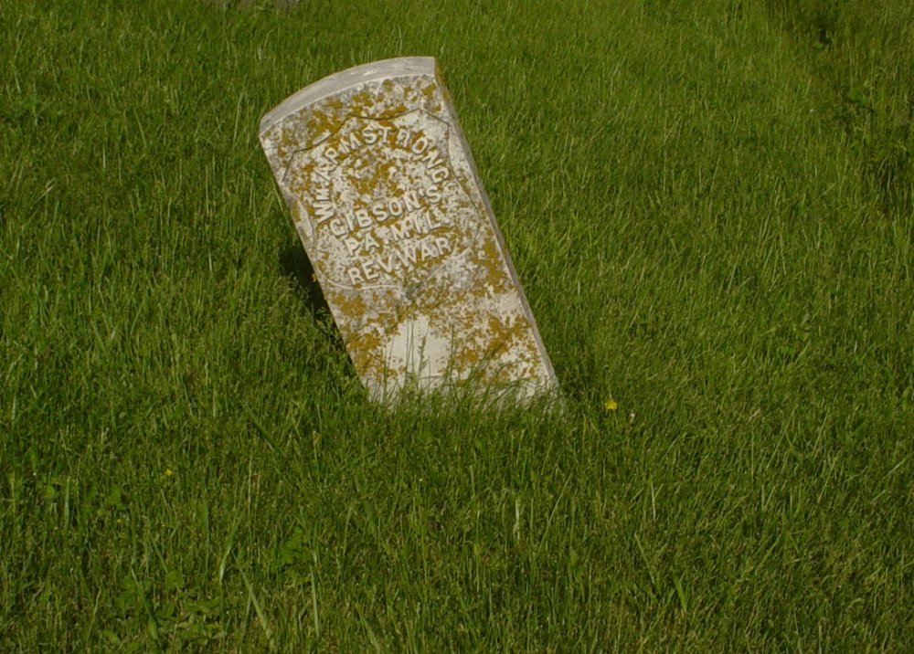  Wm. Armstrong Headstone Photo, Millersburg Cemetery, Callaway County genealogy