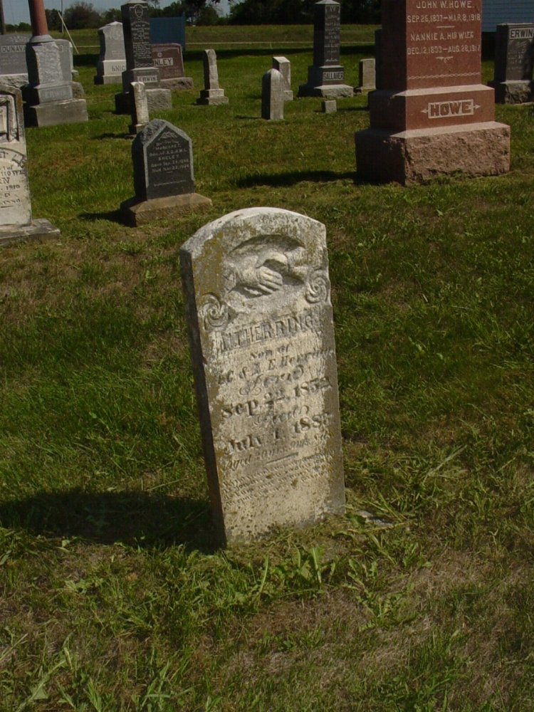  Marcus T. Herring Headstone Photo, Mount Carmel Cemetery, Callaway County genealogy