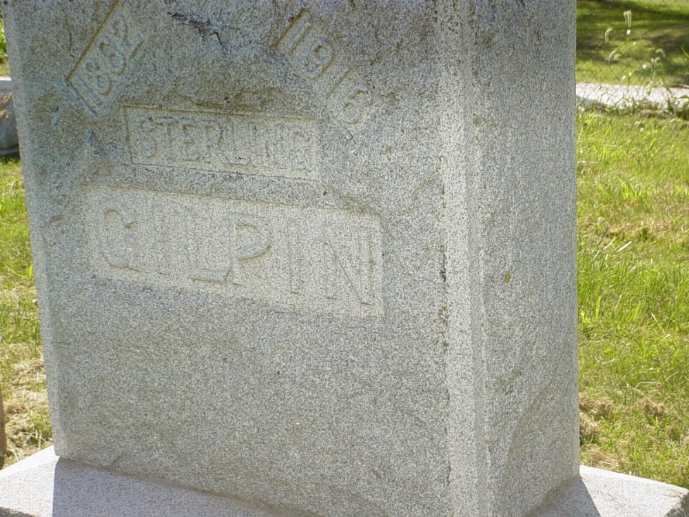  Sterling Price Gilpin Headstone Photo, Mount Carmel Cemetery, Callaway County genealogy