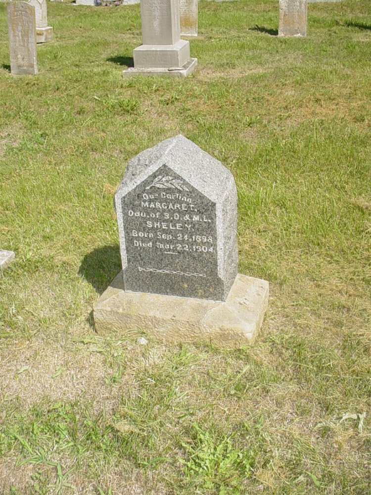  Margaret Sheley Headstone Photo, Mount Carmel Cemetery, Callaway County genealogy