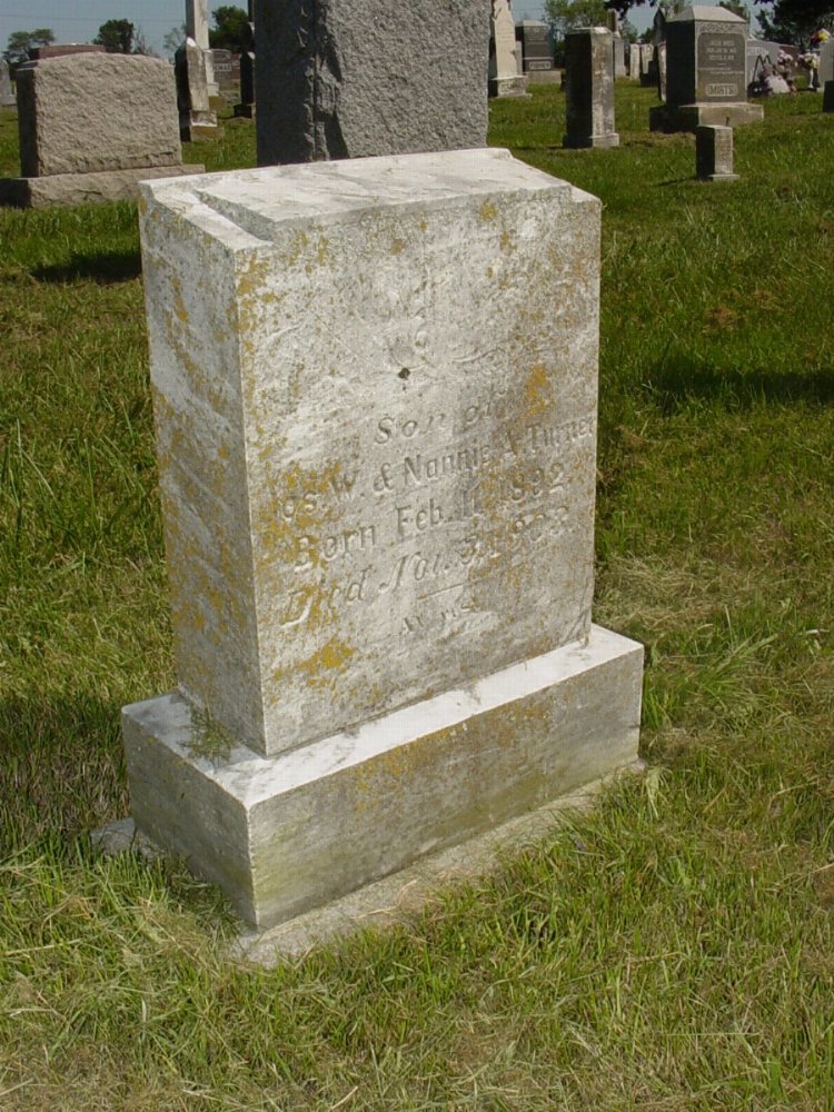  Joseph D. Turner Headstone Photo, Mount Carmel Cemetery, Callaway County genealogy
