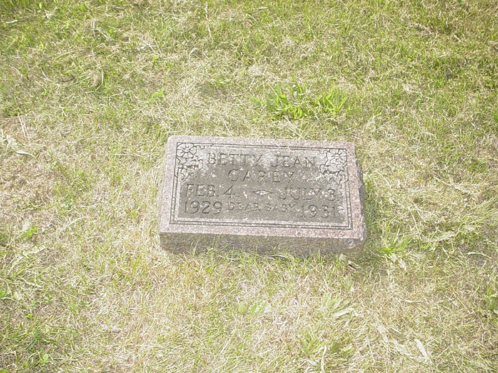  Betty Jean Carey Headstone Photo, Mount Carmel Cemetery, Callaway County genealogy