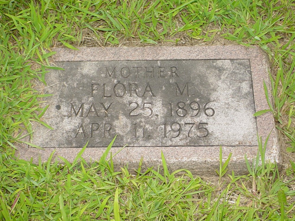  Flora M. Wilson Headstone Photo, New Bloomfield Cemetery, Callaway County genealogy