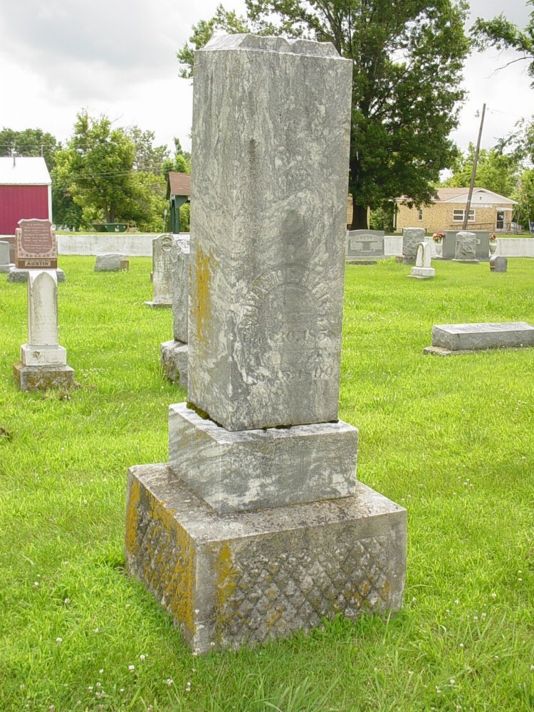  Edward E. Lynes Headstone Photo, New Bloomfield Cemetery, Callaway County genealogy