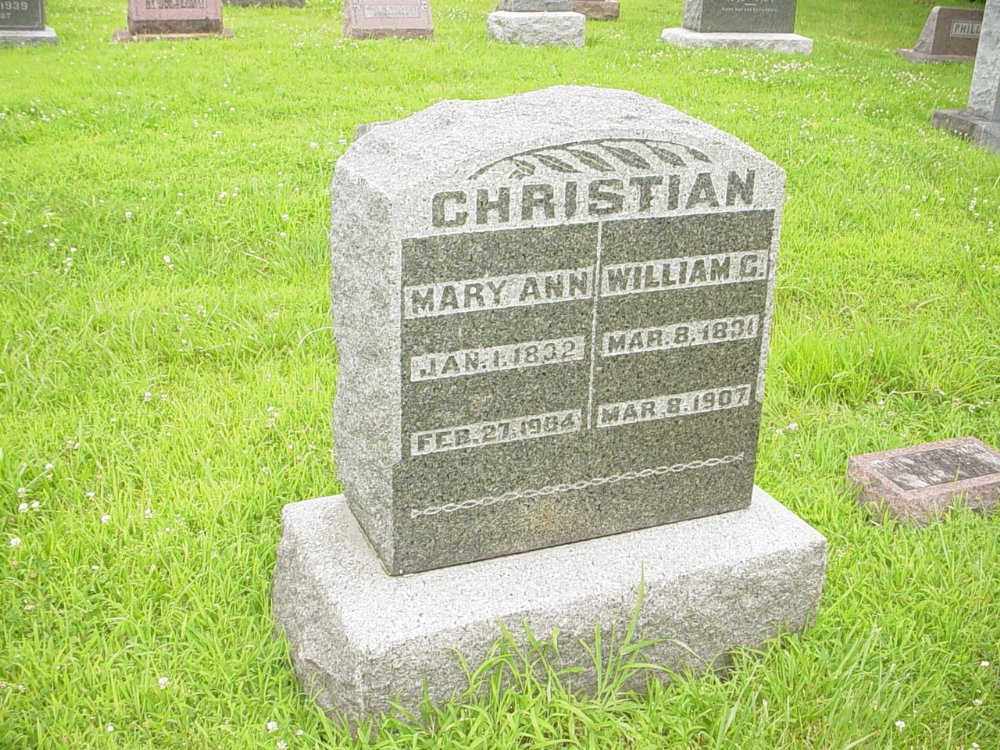  William Christian & Mary Ann Barker