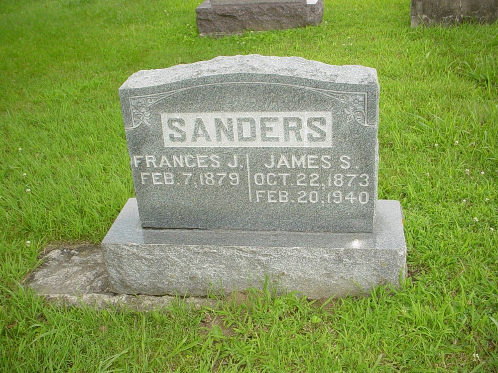 James B. Sanders & Frances J. Young
