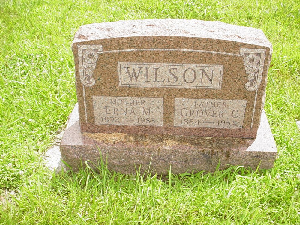  Grover C. Wilson & Erna M. Jones