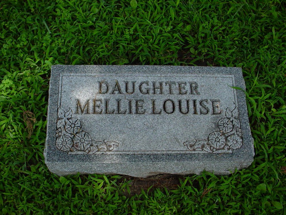  Mellie Louise Lynes Headstone Photo, New Bloomfield Cemetery, Callaway County genealogy