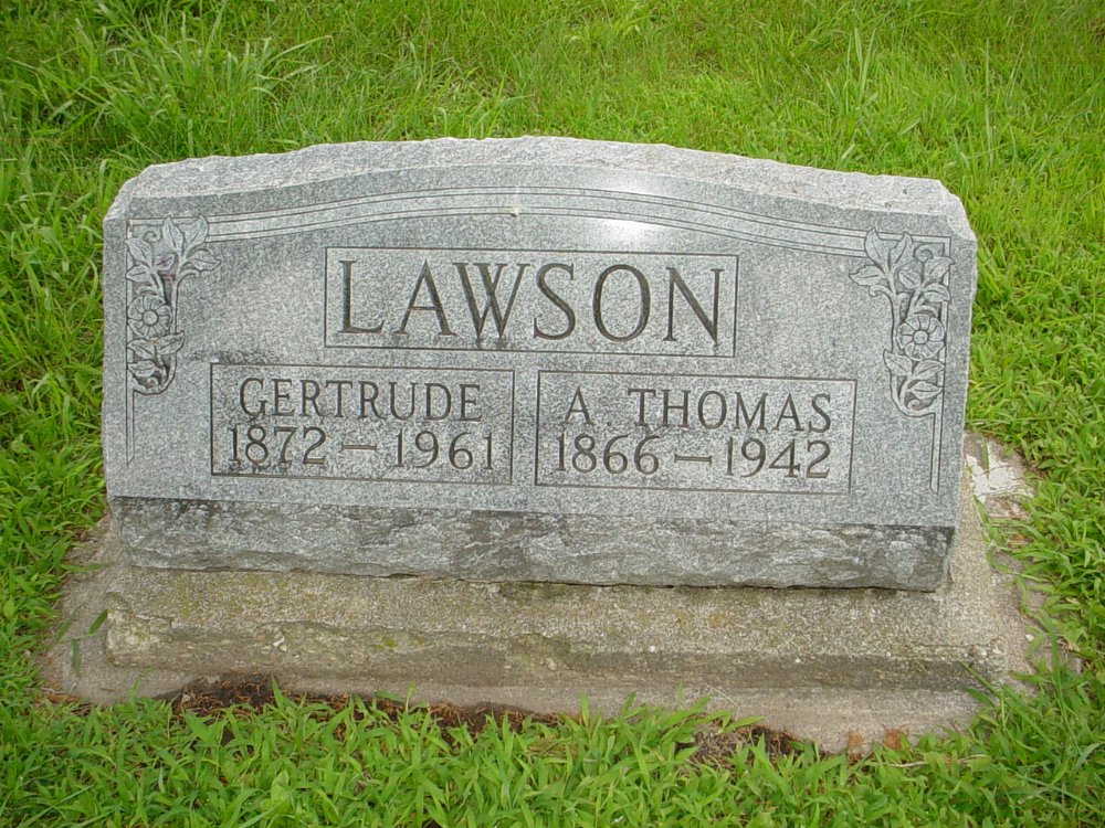  Abner Thomas Lawson & Gertrude Bagby