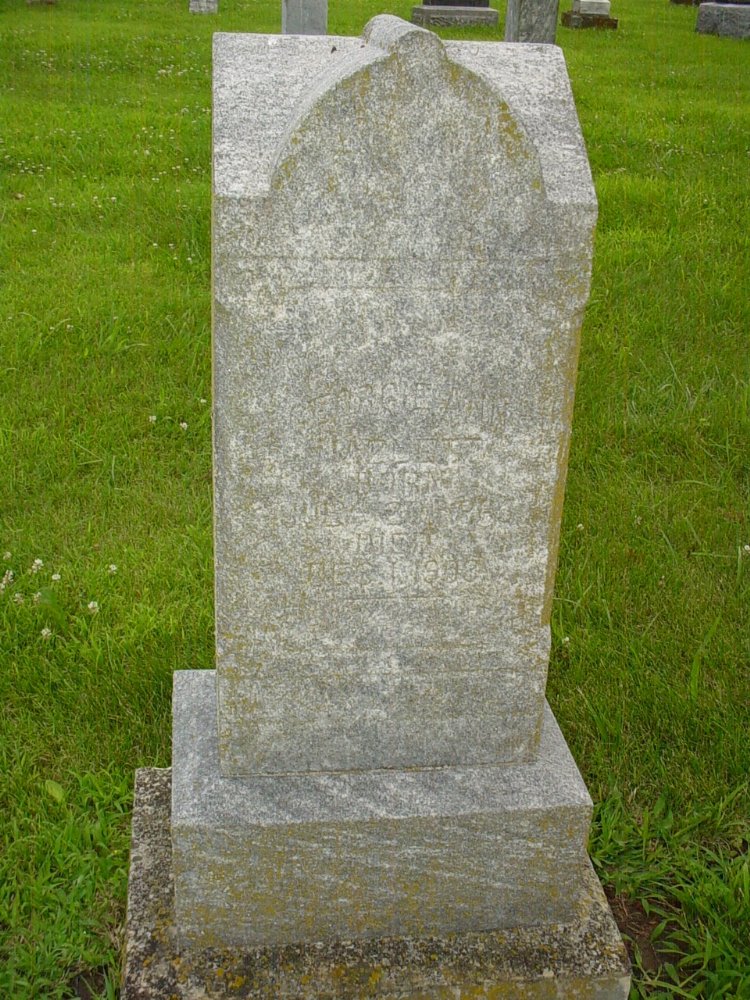  Georgie Ann Hazlett Headstone Photo, New Bloomfield Cemetery, Callaway County genealogy
