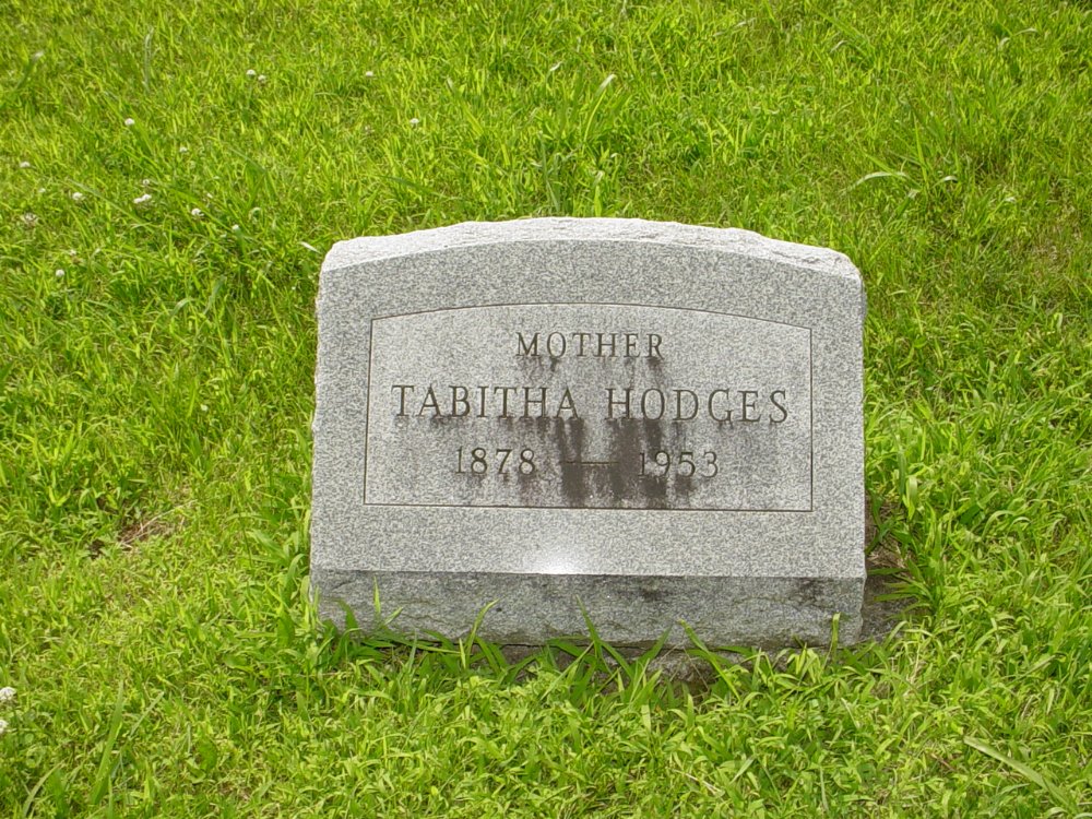  Tabitha Sanders Jordan Hodges Headstone Photo, New Bloomfield Cemetery, Callaway County genealogy