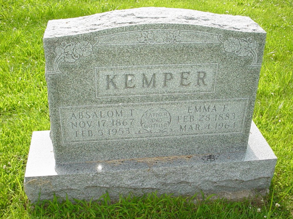  Absalom T. Kemper & Emma F. Elliott