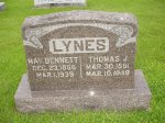  Thomas J. Lynes & Eva May Bennett