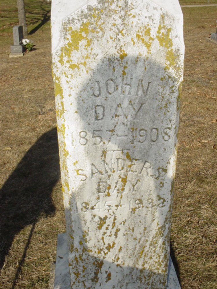  Sanders Perfect Day Headstone Photo, New Hope Baptist Church Cemetery, Callaway County genealogy