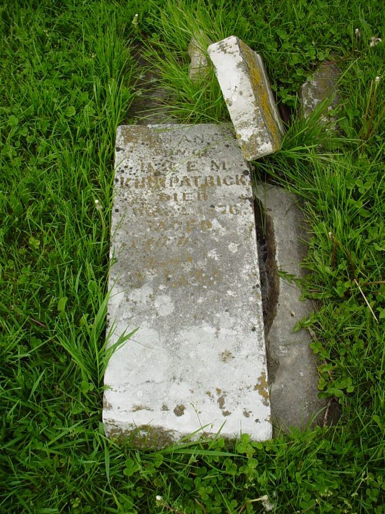  Infant Son Kirkpatrick Headstone Photo, Otterbein United Brethren Methodist Cemetery, Callaway County genealogy