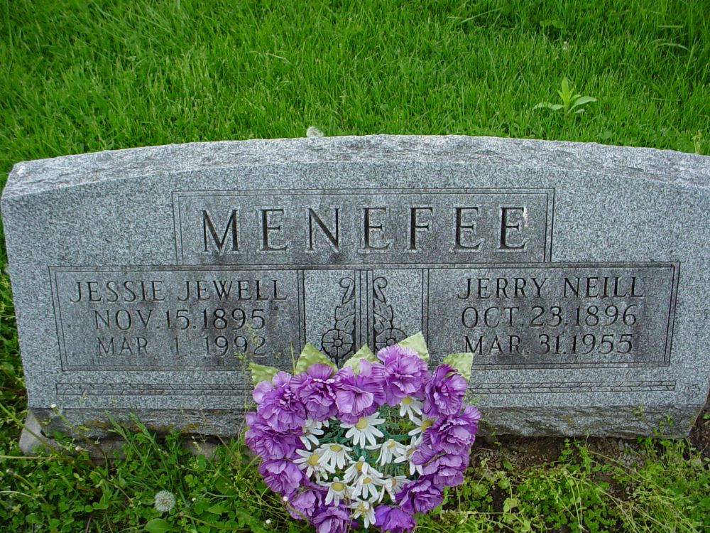  Jerry N. Menefee & Jessie J. Carrington