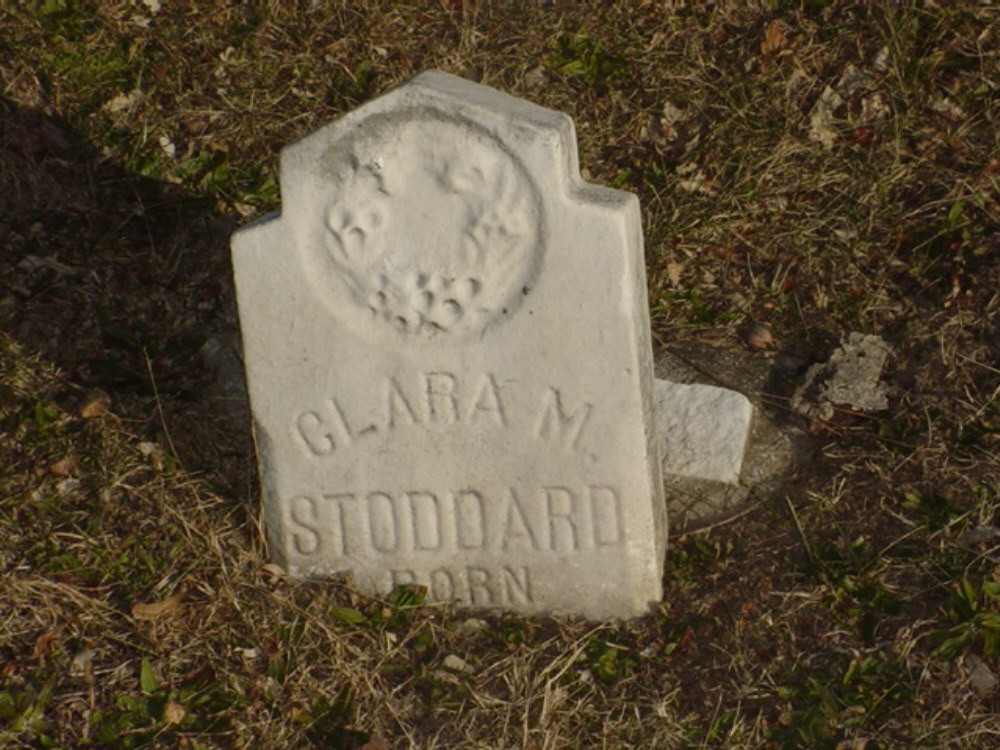  Clara M. Stoddard Headstone Photo, Pioneer Cemetery, Callaway County genealogy