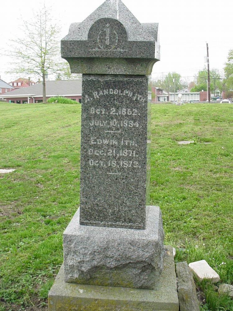  Randolph & Edwin Ith Headstone Photo, Pioneer Cemetery, Callaway County genealogy