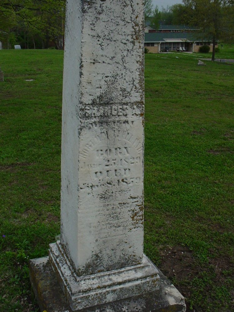  Frances A. McClelland Headstone Photo, Pioneer Cemetery, Callaway County genealogy