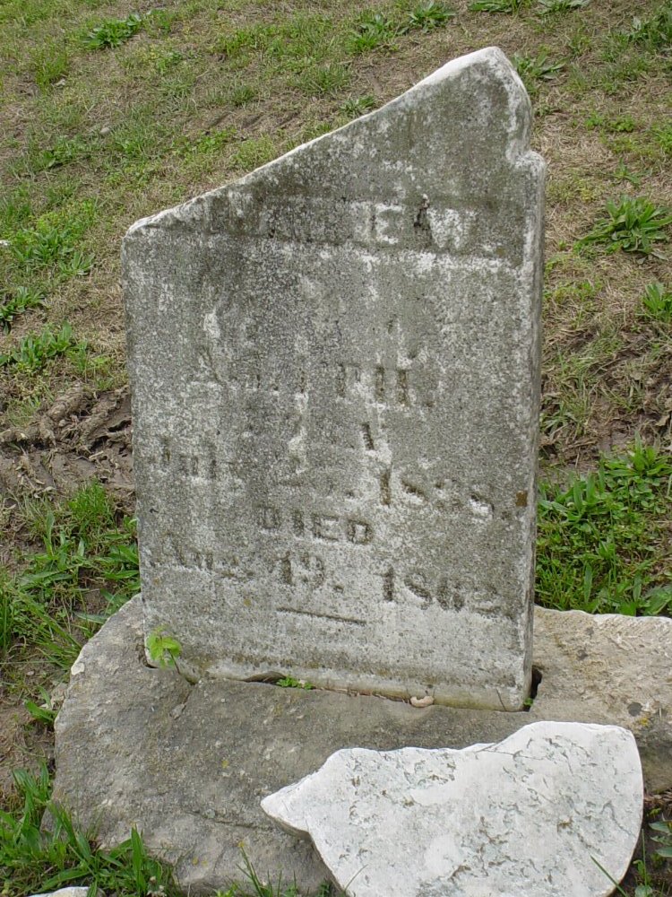  Carrie W. Lith Headstone Photo, Pioneer Cemetery, Callaway County genealogy