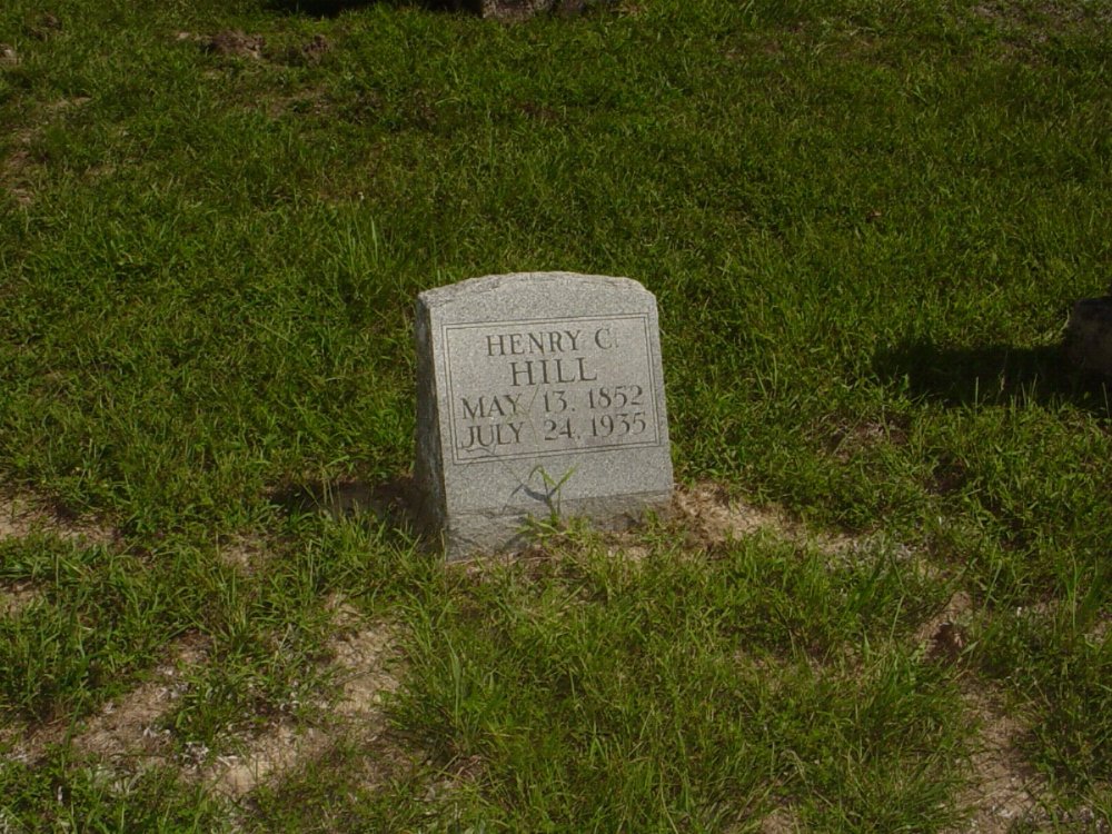  Henry C. Hill Headstone Photo, Prairie Chapel Cemetery, Callaway County genealogy