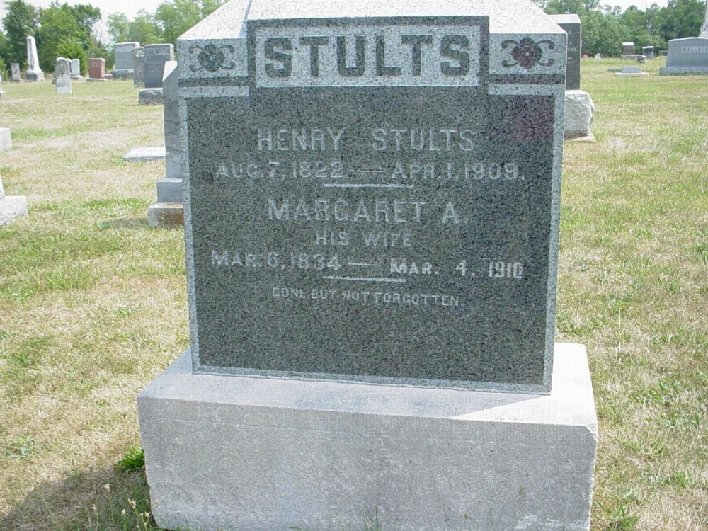  Henry Stults and Margaret Ann Houf