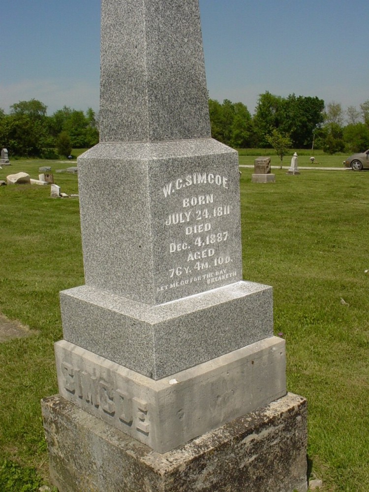  Wharton Canada Simco Headstone Photo, Richland Baptist Cemetery, Callaway County genealogy