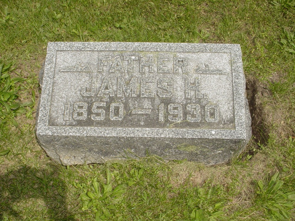  James Henry Baynham Headstone Photo, Richland Baptist Cemetery, Callaway County genealogy