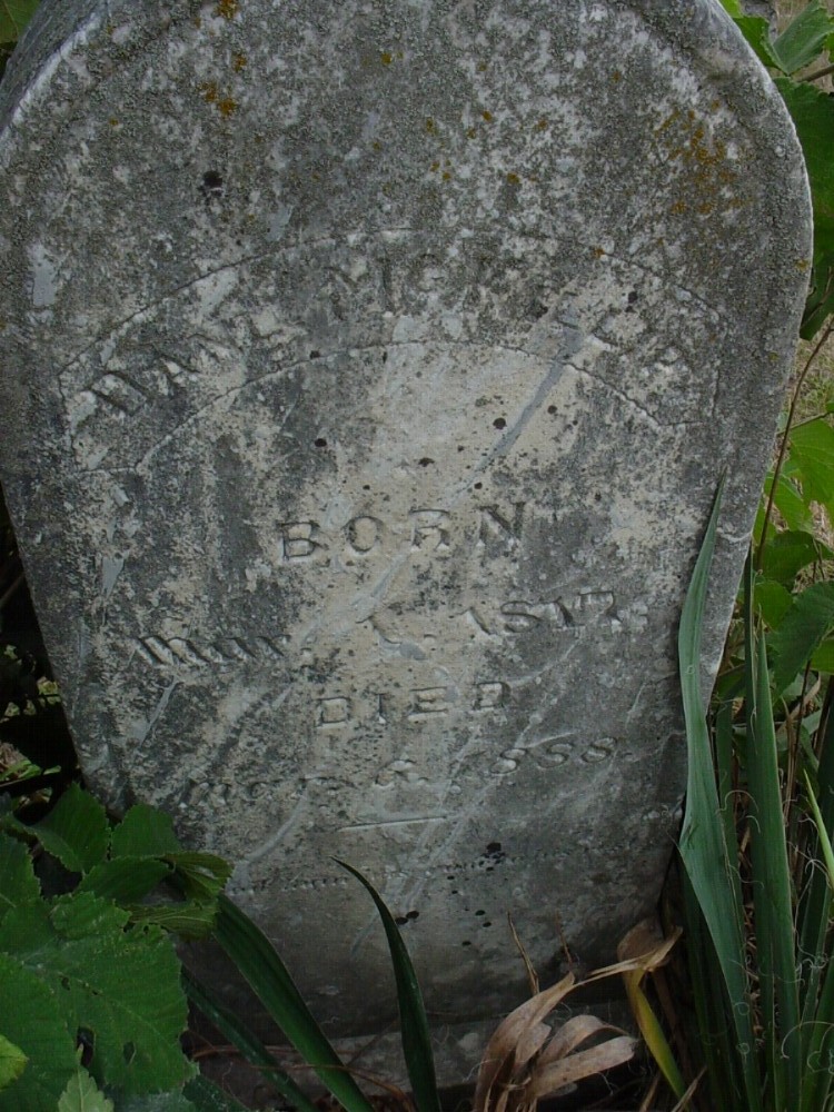  Daniel McKillip Headstone Photo, Richland Christian Cemetery, Callaway County genealogy