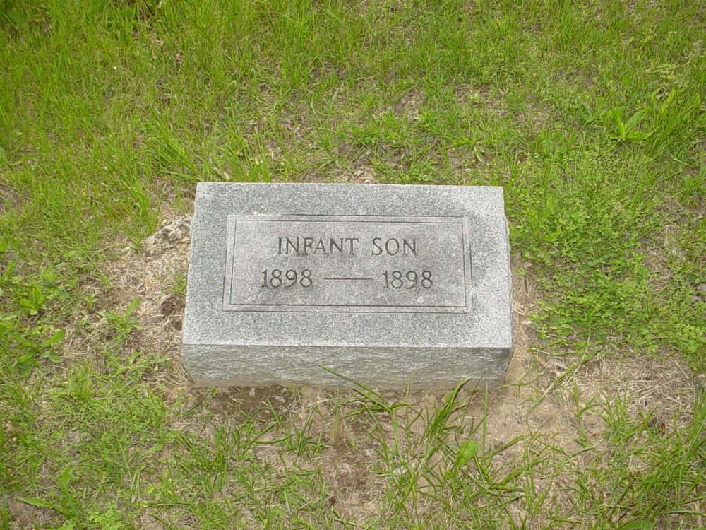  Infant Spotswood Headstone Photo, Sunrise Christian Cemetery, Callaway County genealogy